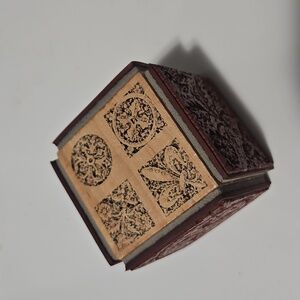 Icons Texture Cube Rubber Stamp